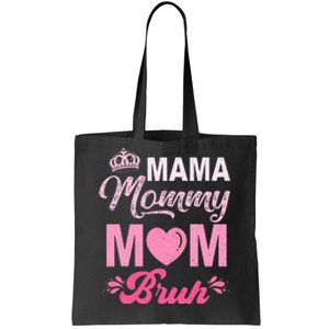 Happy Mother's Day Cute Leopard Graphic Mama Mommy Mom Bruh Tote Bag