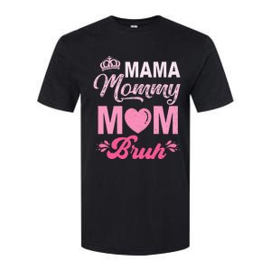 Happy Mother's Day Cute Leopard Graphic Mama Mommy Mom Bruh Softstyle CVC T-Shirt