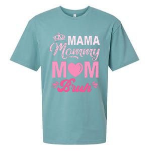 Happy Mother's Day Cute Leopard Graphic Mama Mommy Mom Bruh Sueded Cloud Jersey T-Shirt