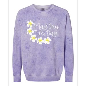 Hawaii May Day Is Lei Day Colorblast Crewneck Sweatshirt