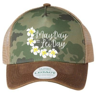 Hawaii May Day Is Lei Day Legacy Tie Dye Trucker Hat