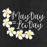 Hawaii May Day Is Lei Day Adult Drive Performance Visor