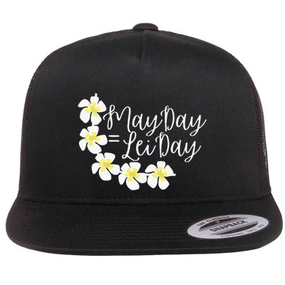 Hawaii May Day Is Lei Day Flatbill Hat