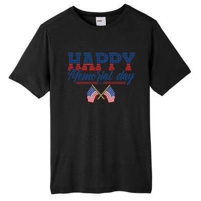 Happy Memorial Day Gift Tall Fusion ChromaSoft Performance T-Shirt