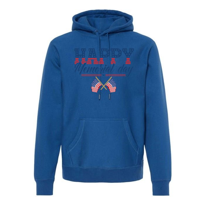 Happy Memorial Day Gift Premium Hoodie