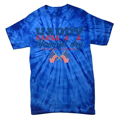 Happy Memorial Day Gift Tie-Dye T-Shirt