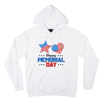 Happy Memorial Day 4th Of July American Flag Patriotic Hoodie