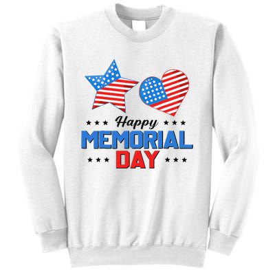 Happy Memorial Day 4th Of July American Flag Patriotic Sweatshirt