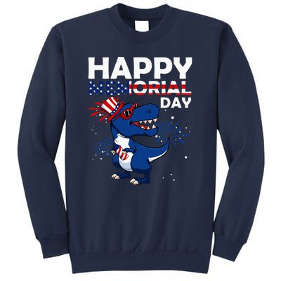 Happy Memorial Day 4th Of July Dinosaur Sweatshirt