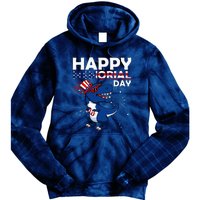 Happy Memorial Day 4th Of July Dinosaur Tie Dye Hoodie