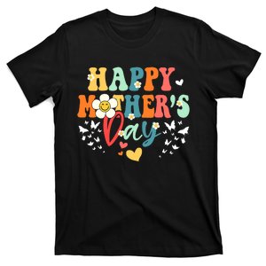 Happy Mother's Day Groovy Mothers Day Butterfly Mom Day T-Shirt