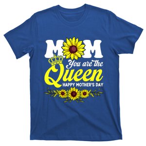 Happy Mother's Day Mom Queen Sunflower Funny Mommy Mama Great Gift T-Shirt