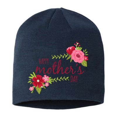 Happy Mother's Day Flower Sustainable Beanie