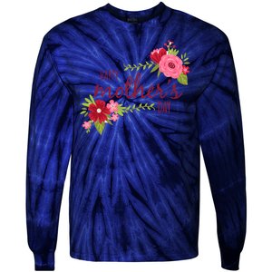 Happy Mother's Day Flower Tie-Dye Long Sleeve Shirt