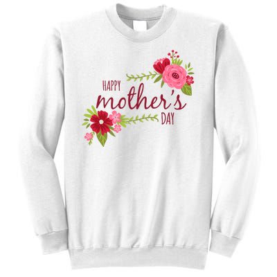 Happy Mother's Day Flower Sweatshirt