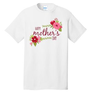 Happy Mother's Day Flower Tall T-Shirt