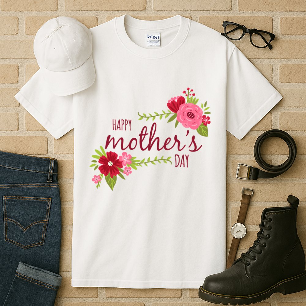 Happy Mother's Day Flower Tall T-Shirt