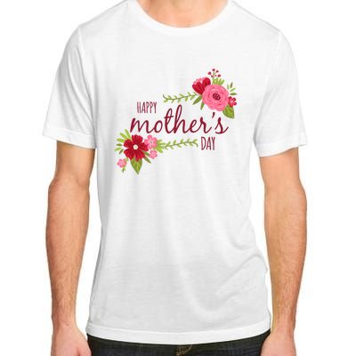 Happy Mother's Day Flower Adult ChromaSoft Performance T-Shirt