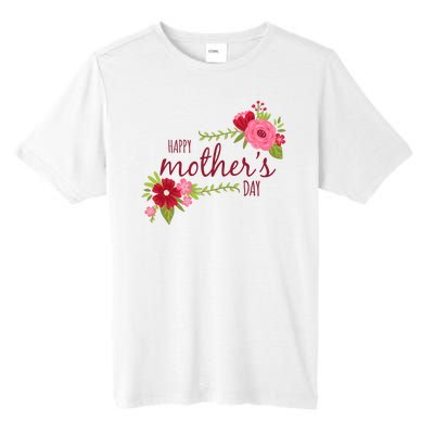 Happy Mother's Day Flower Tall Fusion ChromaSoft Performance T-Shirt