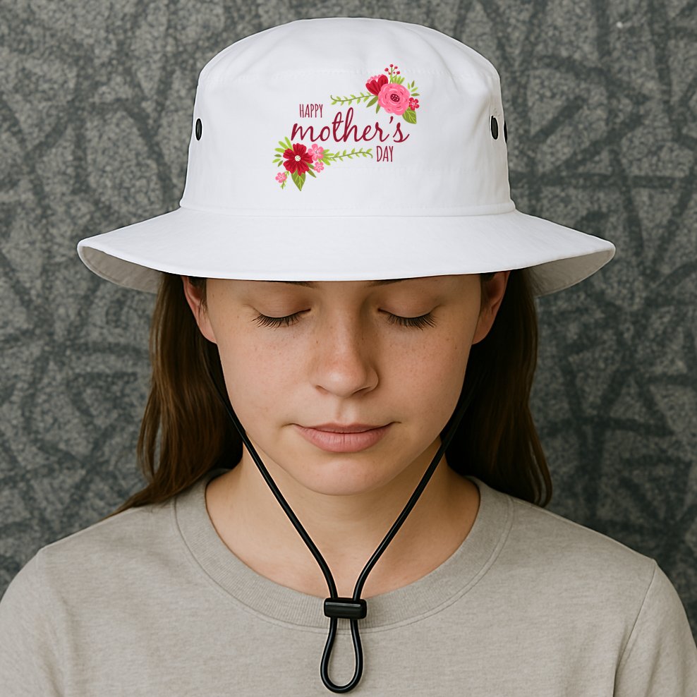 Happy Mother's Day Flower Bucket Hat