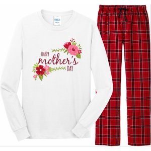 Happy Mother's Day Flower Long Sleeve Pajama Set