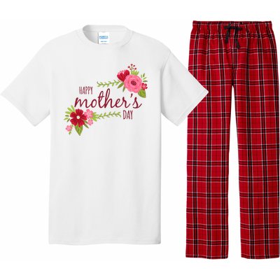 Happy Mother's Day Flower Pajama Set