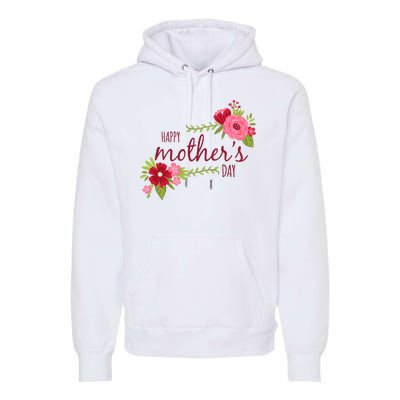 Happy Mother's Day Flower Premium Hoodie