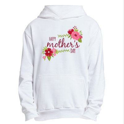 Happy Mother's Day Flower Urban Pullover Hoodie