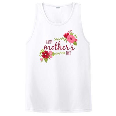 Happy Mother's Day Flower PosiCharge Competitor Tank