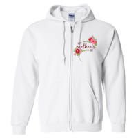 Happy Mother's Day Flower Full Zip Hoodie