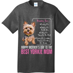 Happy MotherS Day To The Best Yorkie Mom T-Shirt