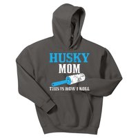 Husky Mom Dog Hair Funny Siberian Husky Mama Kids Hoodie