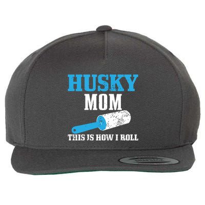 Husky Mom Dog Hair Funny Siberian Husky Mama Wool Snapback Cap