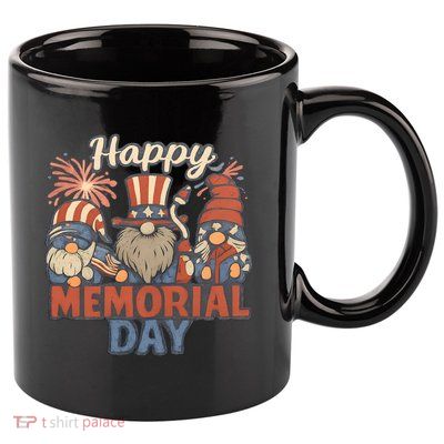 Happy Memorial Day 11oz C Handle Ceramic Mug