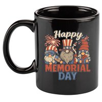 Happy Memorial Day 11oz C Handle Ceramic Mug