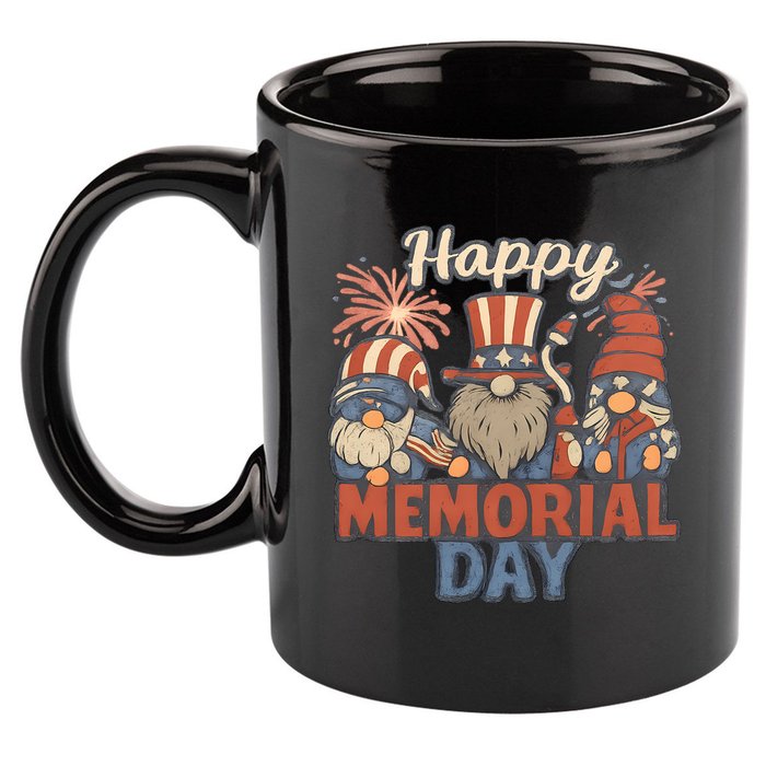 Happy Memorial Day 11oz C Handle Ceramic Mug