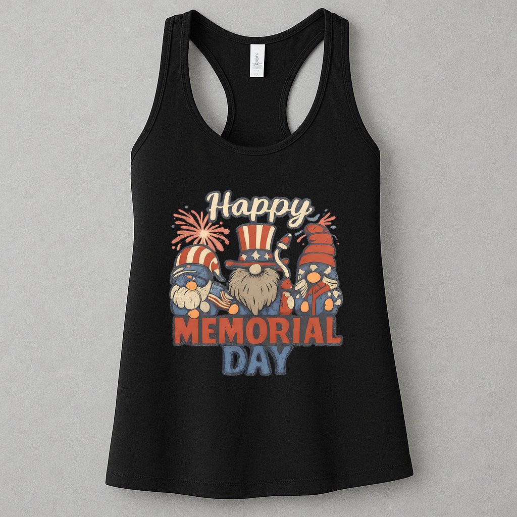 Happy Memorial Day Womens Tank Top