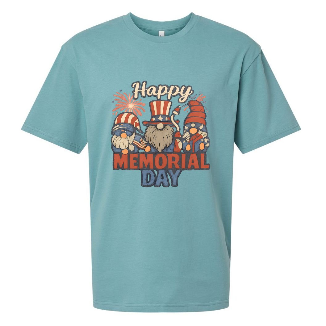 Happy Memorial Day Sueded Cloud Jersey T-Shirt