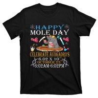 Happy Mole Day Celebrate AvogadroS Mole 6.02 X 10 October T-Shirt