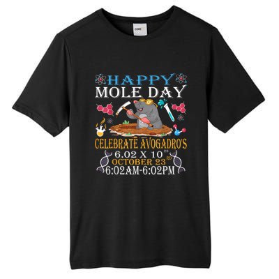 Happy Mole Day Celebrate AvogadroS Mole 6.02 X 10 October Tall Fusion ChromaSoft Performance T-Shirt