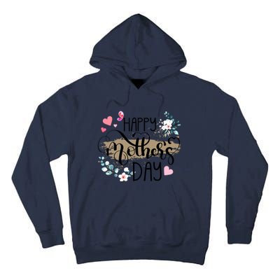 Happy Mothers Day 2024 Cute Floral For Women Mom Grandma Tall Hoodie