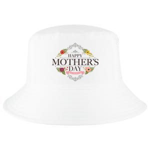 Happy Mother's Day Best Mom Ever Floral Cool Comfort Performance Bucket Hat