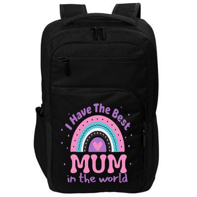 Happy Mothers Day For And Baby Funny Mom Mum Impact Tech Backpack