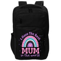 Happy Mothers Day For And Baby Funny Mom Mum Impact Tech Backpack