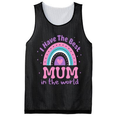 Happy Mothers Day For And Baby Funny Mom Mum Mesh Reversible Basketball Jersey Tank