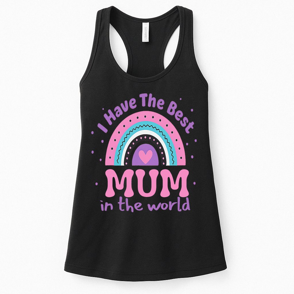 Happy Mothers Day For And Baby Funny Mom Mum Womens Tank Top