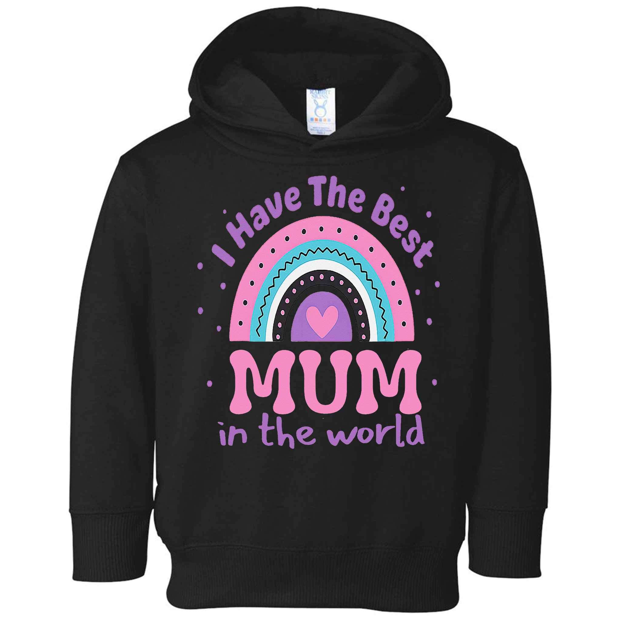 Happy Mothers Day For And Baby Funny Mom Mum Toddler Hoodie