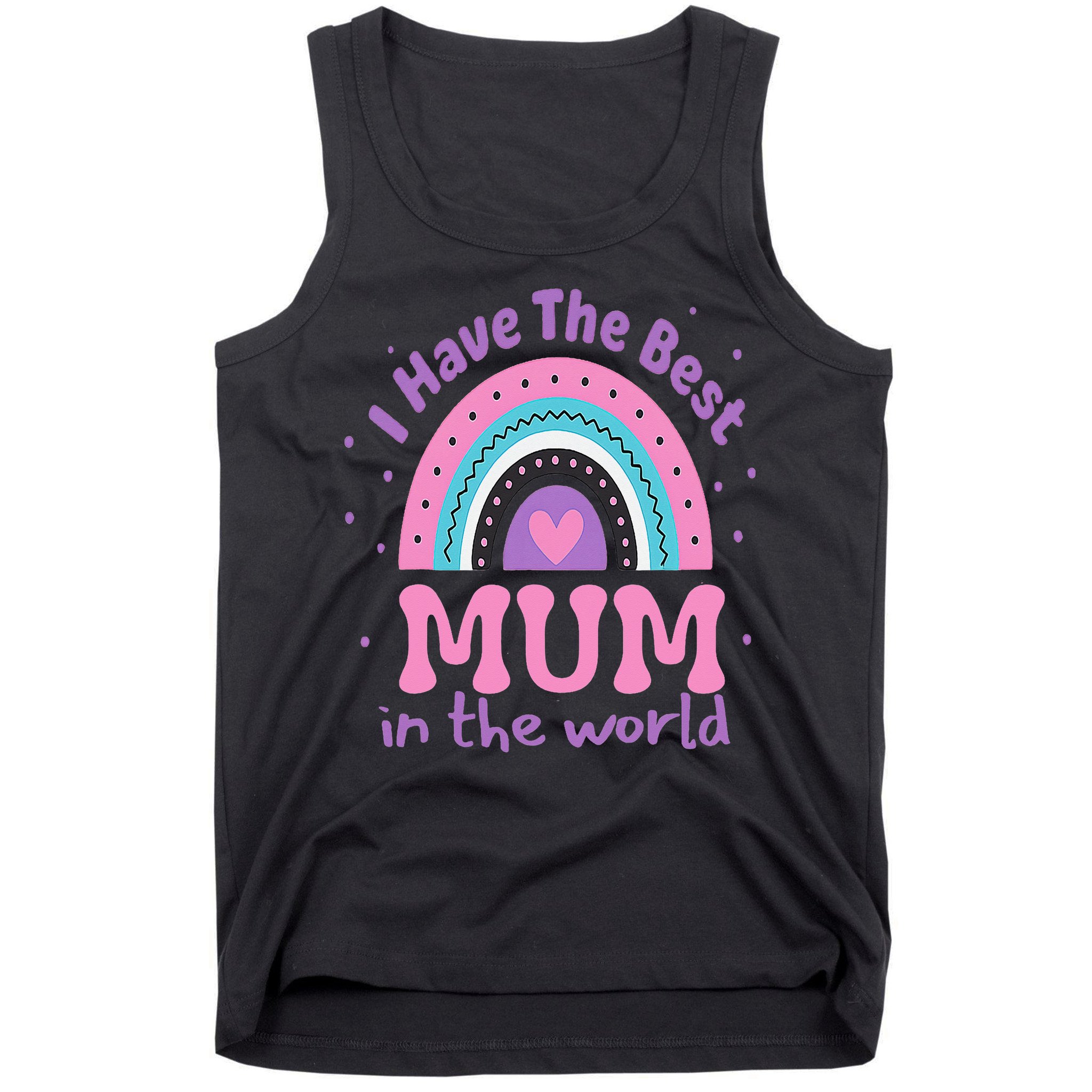 Happy Mothers Day For And Baby Funny Mom Mum Tank Top