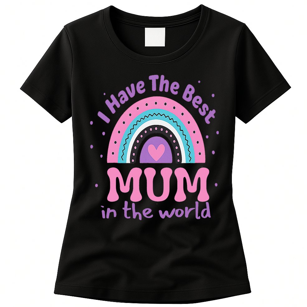 Happy Mothers Day For And Baby Funny Mom Mum Womens T-Shirt