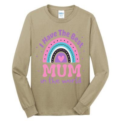 Happy Mothers Day For And Baby Funny Mom Mum Tall Long Sleeve T-Shirt